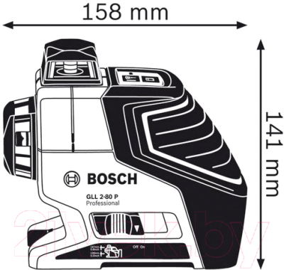 Лазерный нивелир Bosch GLL 2-80 P Professional (0.601.063.208)