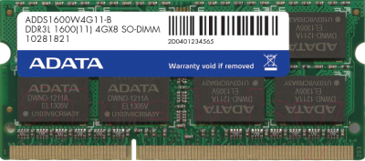 Оперативная память DDR3L A-data ADDS1600W4G11-B