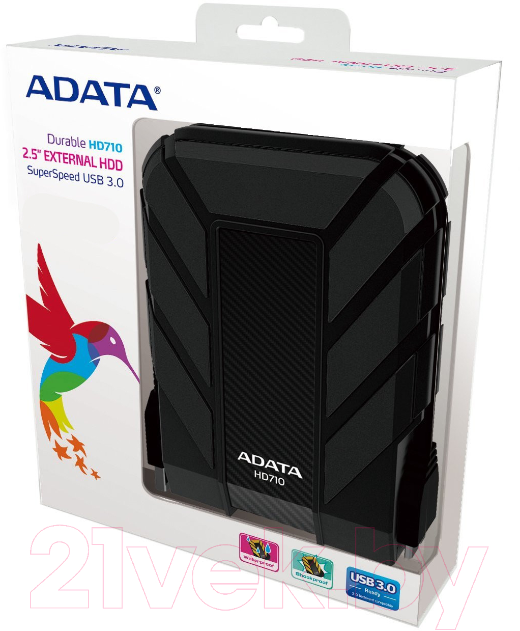 Внешний жесткий диск A-data DashDrive Durable HD710 Pro 1TB Black (AHD710P-1TU31-CBK)