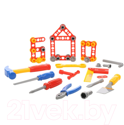 Набор инструментов игрушечный Полесье №4 / 47182 (72эл)