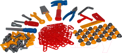 Набор инструментов игрушечный Полесье №6 / 47205 (132эл) - Цвет зависит от партии поставки