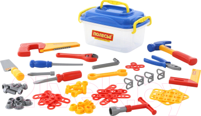 Набор инструментов игрушечный Полесье №15 / 59307 (57эл) - Цвет зависит от партии поставки