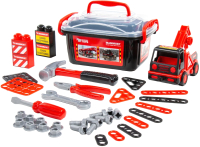 Набор инструментов игрушечный Полесье Mammoet с автомобилем-эвакуатором / 57136 (36эл) - 