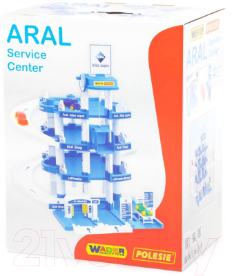 Паркинг игрушечный Полесье Aral 4-уровневый / 37879
