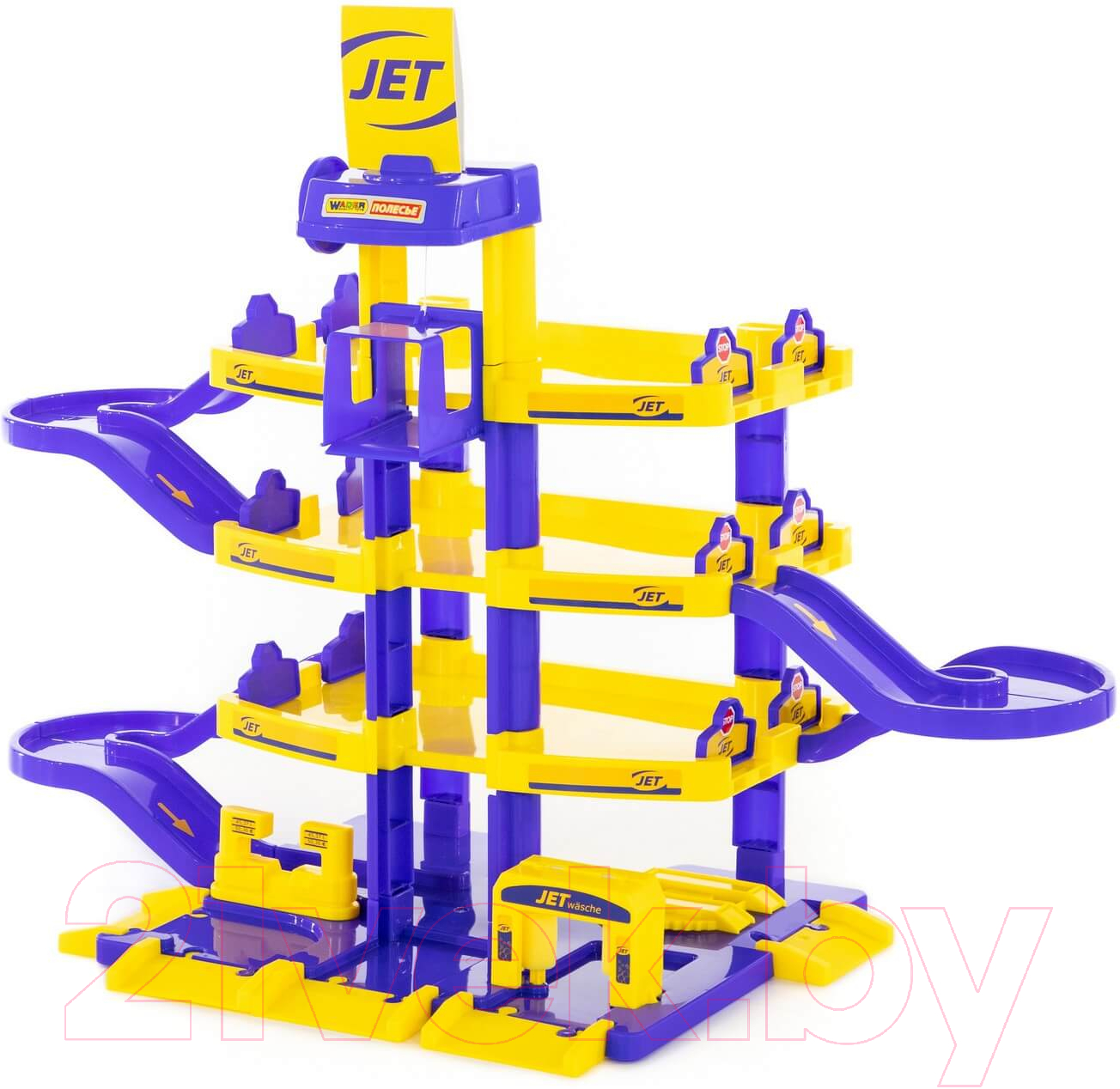 Паркинг игрушечный Полесье Jet 4-уровневый / 40213