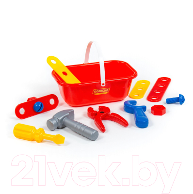 Набор инструментов игрушечный Полесье Механик / 56061 (12эл)