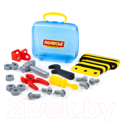 Набор инструментов игрушечный Полесье Механик / 56498 (30эл, в чемоданчике)