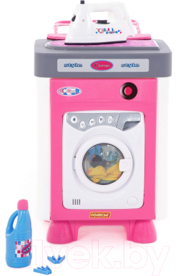 Комплект бытовой техники игрушечный Полесье Carmen №2 со стиральной машиной / 47939 (в пакете)