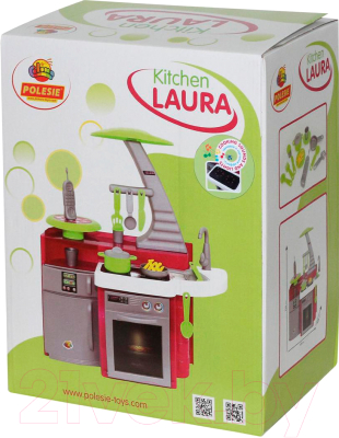 Детская кухня Полесье Laura с варочной панелью / 56320 (в коробке)