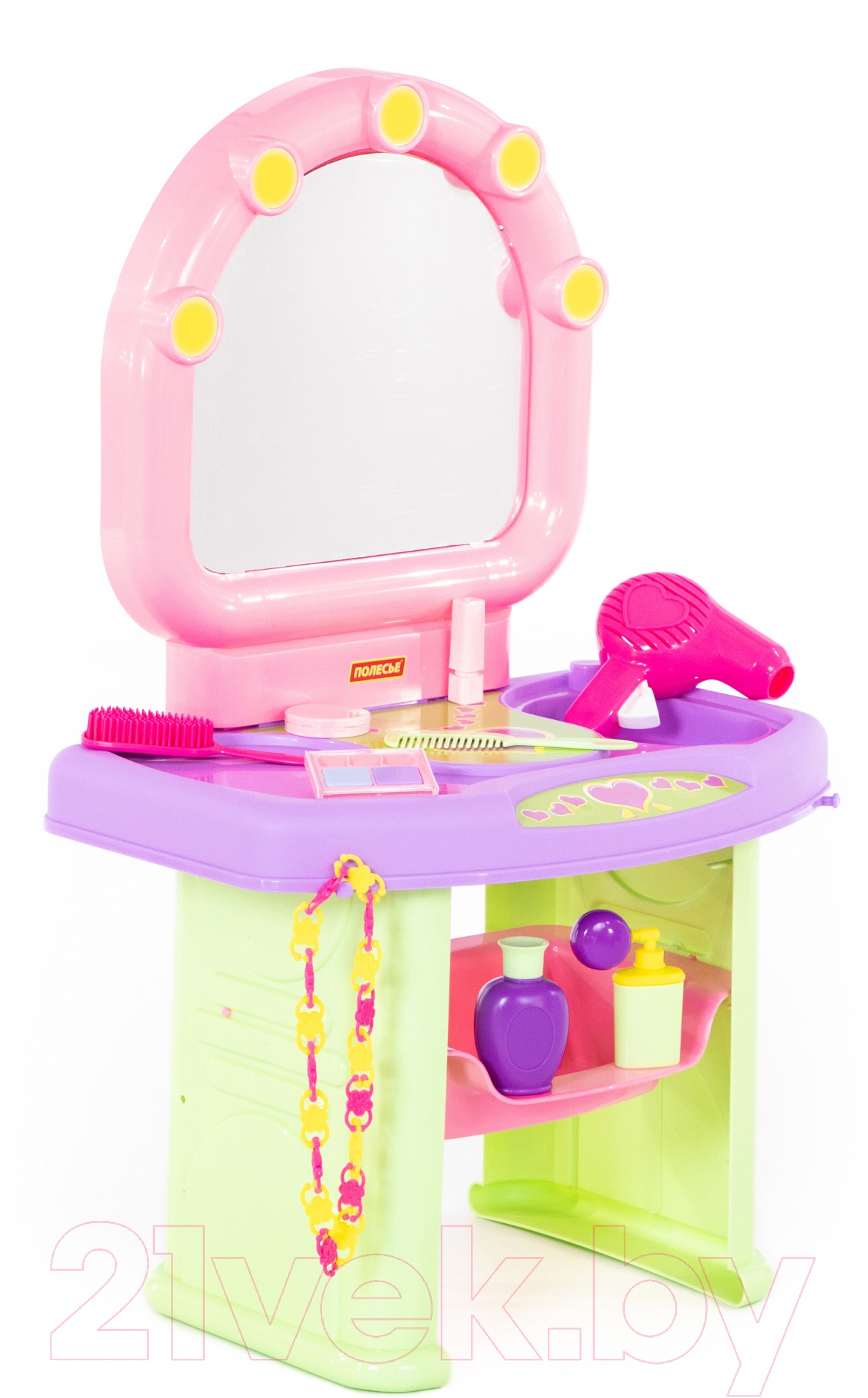 Туалетный столик игрушечный Полесье Салон красоты / 58799 (в коробке)