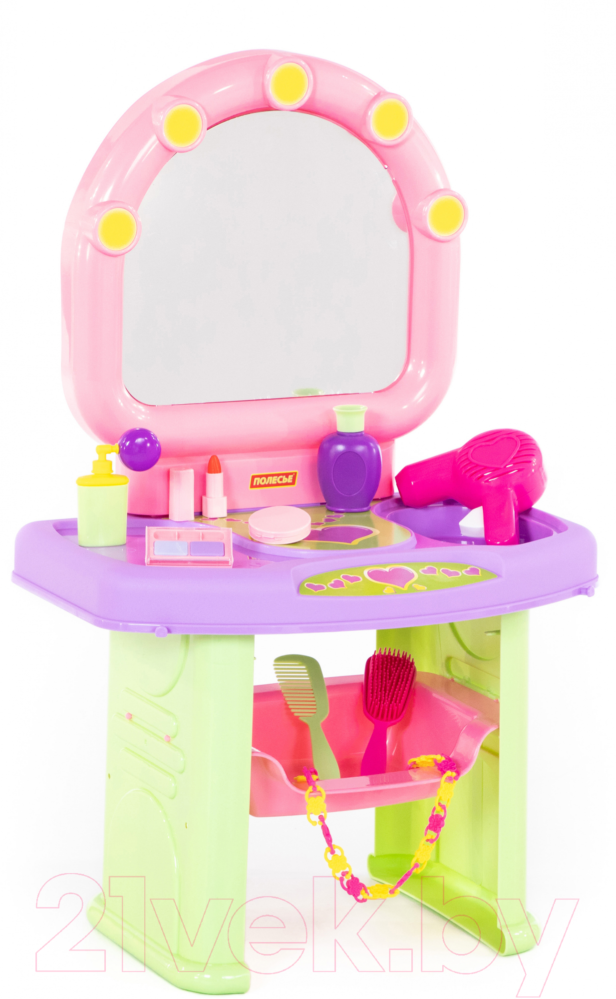 Туалетный столик игрушечный Полесье Салон красоты / 58799 (в коробке)