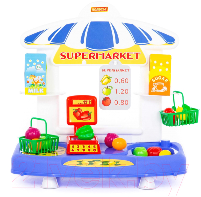 Магазин игрушечный Полесье Супермаркет Алеся / 53411 (в пакете)