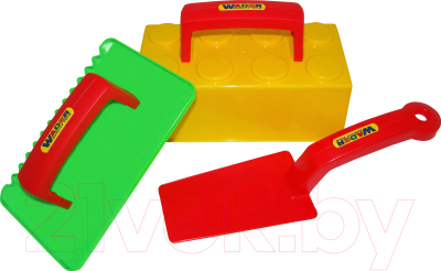 Набор инструментов игрушечный Полесье Набор каменщика №2 / 38968 - Цвет зависит от партии поставки