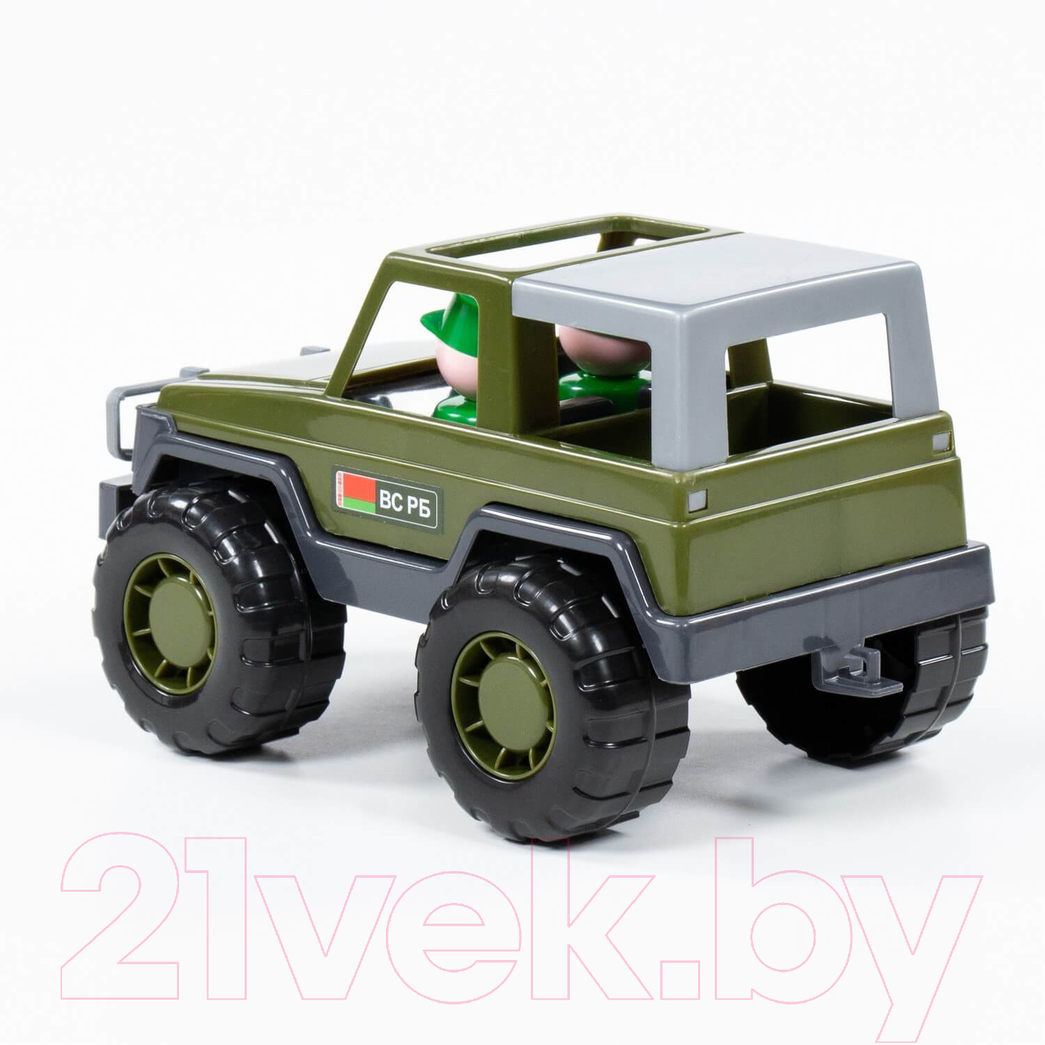 Автомобиль игрушечный Полесье Джип военный Вояж / 49254 — фото 3