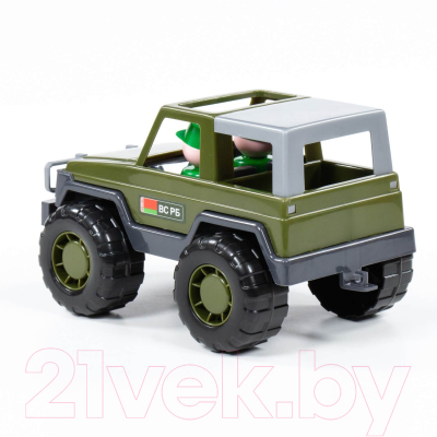 Автомобиль игрушечный Полесье Джип военный Вояж / 49254
