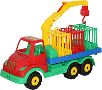 Автомобиль игрушечный Полесье Автомобиль для перевозки зверей Муромец / 44105 - 