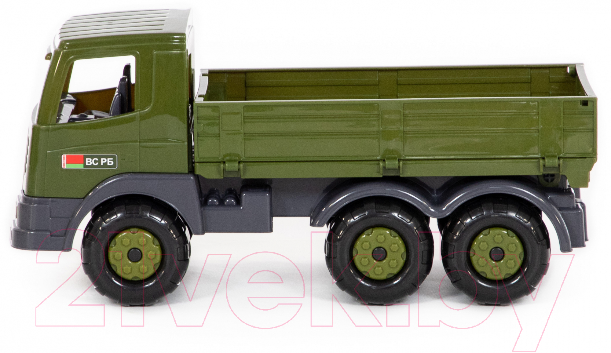 Автомобиль игрушечный Полесье Автомобиль бортовой военный Престиж / 49131 — фото 3