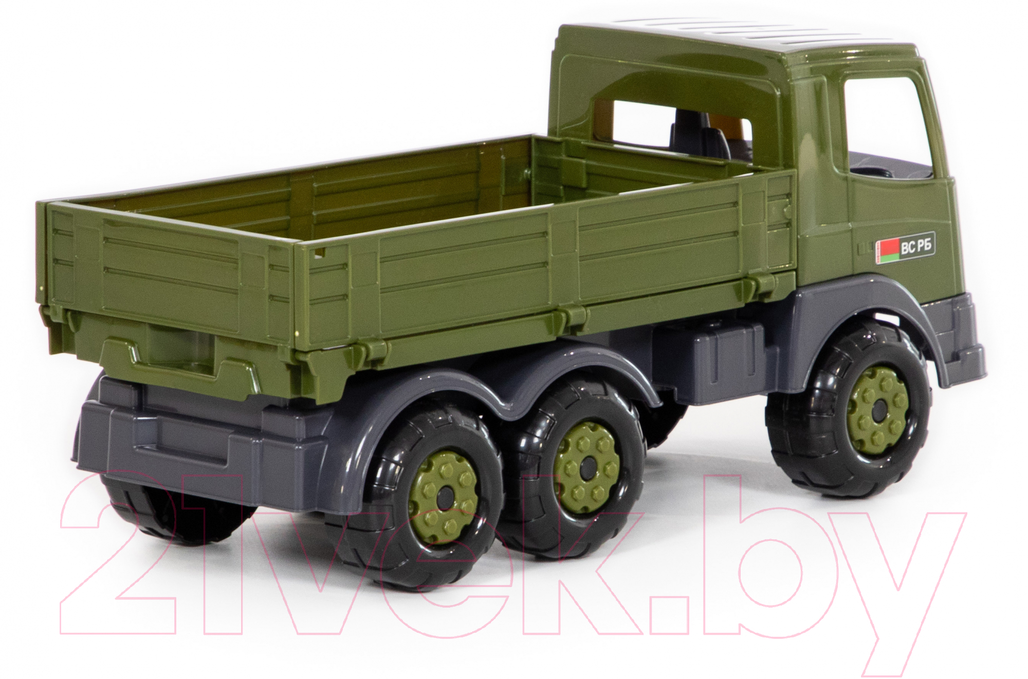Автомобиль игрушечный Полесье Автомобиль бортовой военный Престиж / 49131 — фото 5
