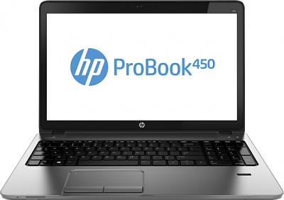 Ноутбук HP ProBook 450 G0 (H0V91EA) - фронтальный вид 