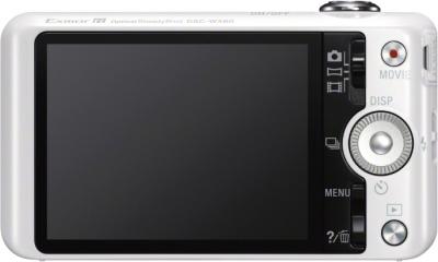 Компактный фотоаппарат Sony Cyber-shot DSC-WX60 White - вид сзади