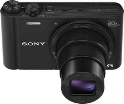 Компактный фотоаппарат Sony Cyber-shot DSC-WX300 (черный) - общий вид