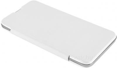 Смартфон Prestigio MultiPhone 5300 Duo (белый) - вид в чехле