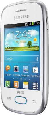 Смартфон Samsung S5312 Galaxy Pocket Neo Duos White (GT-S5312 RWASER) - вполоборота