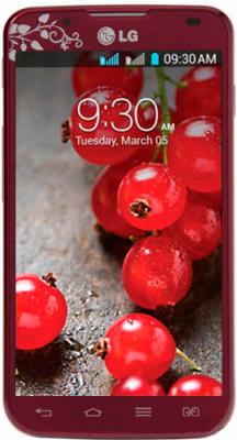 Смартфон LG Optimus L7 II Dual / P715 (красный) - вид спереди