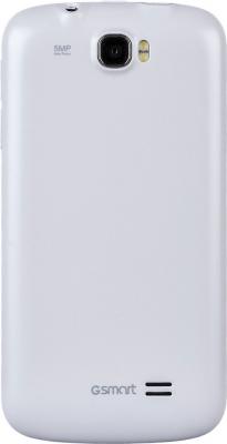 Смартфон Gigabyte GSmart GS202+ (белый) - вид сзади