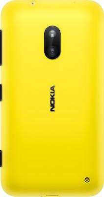Смартфон Nokia Lumia 620 Yellow - вид сзади