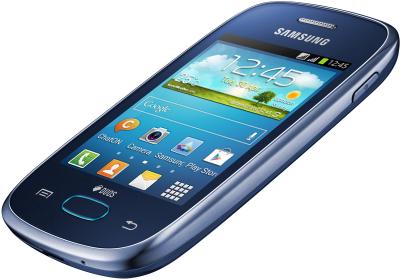 Смартфон Samsung S5312 Galaxy Pocket Neo Duos Dark Blue - под наклоном