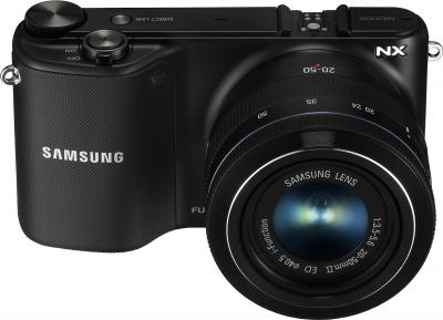 Беззеркальный фотоаппарат Samsung NX2000 (EV-NX2000BABRU) Black - общий вид