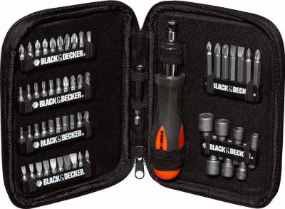 Универсальный набор инструментов Black & Decker A-7104 (56 предметов) - общий вид