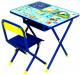 Комплект мебели с детским столом Дэми №1 Радуга (синий) - 