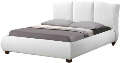 Двуспальная кровать Королевство сна LONTARO (160x200 белая) - общий вид
