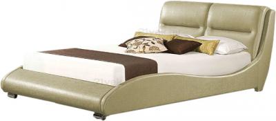 Двуспальная кровать Королевство сна HERMS (160x200 античный золотой) - общий вид