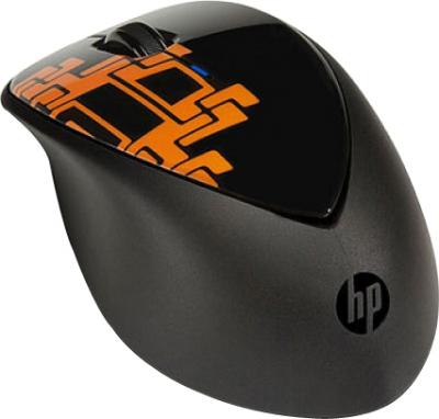 Мышь HP x4000 Wireless Scrap Metal Mouse (H2F42AA) - вид сзади