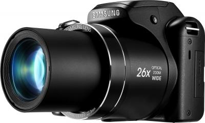 Компактный фотоаппарат Samsung WB110 (EC-WB110ZBABRU) Black - общий вид