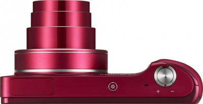Компактный фотоаппарат Samsung Galaxy Camera EK-GC100 (бордовый) - вид сверху