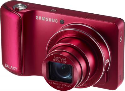 Компактный фотоаппарат Samsung Galaxy Camera EK-GC100 (красный) - общий вид