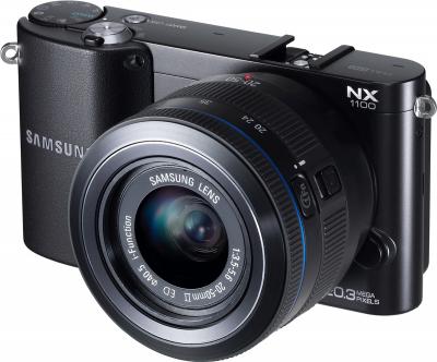 Беззеркальный фотоаппарат Samsung NX1100 Kit 20-50mm - общий вид