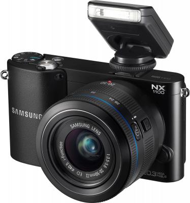 Беззеркальный фотоаппарат Samsung NX1100 Kit 20-50mm - общий вид