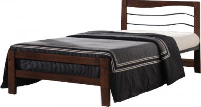 Односпальная кровать Королевство сна NV2057 90x190 (венге) - общий вид