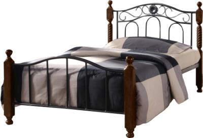 Односпальная кровать Королевство сна NV111 90x190 (венге) - общий вид