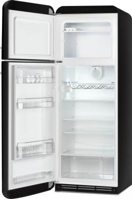 Холодильник с морозильником Smeg FAB30LNE1 - с открытой дверью