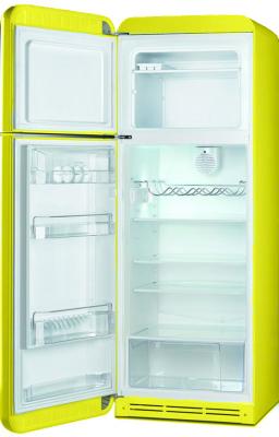 Холодильник с морозильником Smeg FAB30LVE1 - с открытой дверью