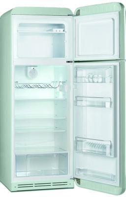 Холодильник с морозильником Smeg FAB30RV1 - с открытой дверью