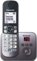 Беспроводной телефон Panasonic KX-TG6821 (серый металлик) - 