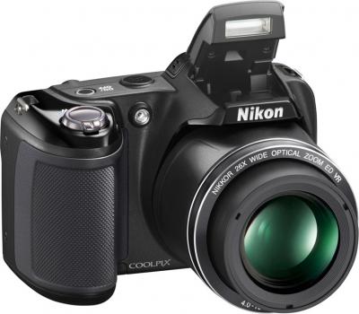 Компактный фотоаппарат Nikon Coolpix L320 (Black) - общий вид