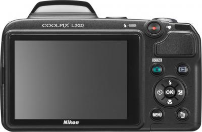 Компактный фотоаппарат Nikon Coolpix L320 (Black) - дисплей